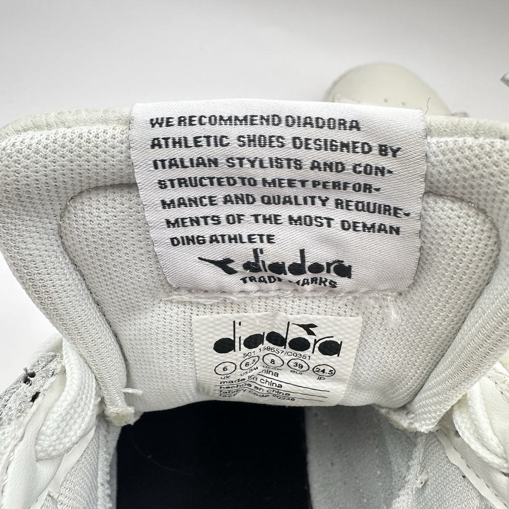 Size 6.5 - Diadora Game High Top C0351 Mens - Picture 7 of 9